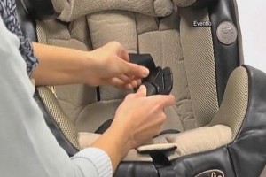 Evenflo car seat harness buckle recall